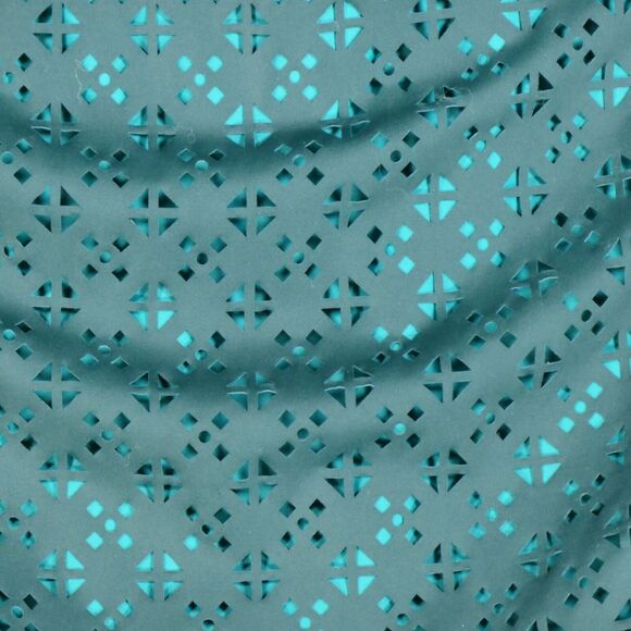 Loft Beach Green Halter Swimsuit Womens Size 12 Laser Cut Lightly Padded Bra - Picture 6 of 12